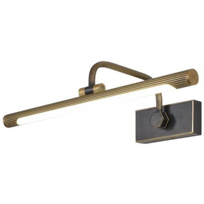 Lampada Led Per Specchio Da Bagno, 45cm 9w Ottone Specchio Vintage Lampada Da Parete Per Specchio Da Toeletta Lampada Da Specchio 3000k-6000k Dimmer Toeletta Camera Da Letto Illuminazione Per Il Trucco