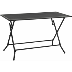 Tavolo Pieghevole a Rete 120x60x72 cm in Acciaio Antracite - Antracite - Youthup características