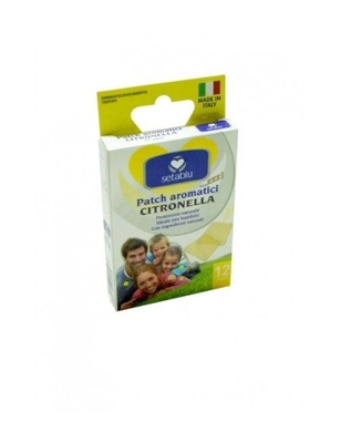 12 Cerotti Patch Citronella Repellente Naturale Antizanzare Anti Zanzare Insetti