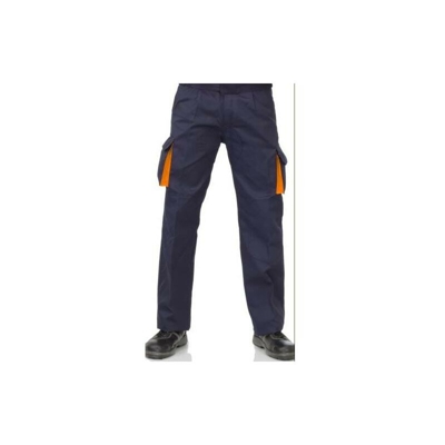 Vesin - PANTALONE CARGO IN COTONE BLU MARINO 44 PRGA36AM