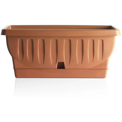 Fioriera Natura Con Sottovaso 30Cm