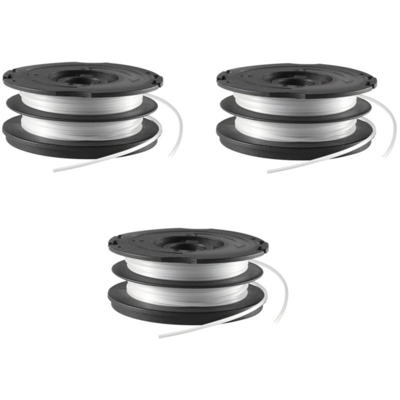 Black&decker - Multipack da 3 rocchetti e filo reflex plus 1,5 mm a6495 black+decker