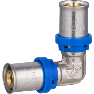 Multistrato a pressare raccordo a gomito multiprofilo uguale Ø16 NOYON & THIEBAULT