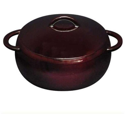 CASSERUOLA GHISA 2M C/COPERCHIO TUSCANY cm 20 - Ilsa