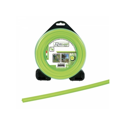 Ribimex - Filo quadrato in nylon - Ø 4 mm x 30mt