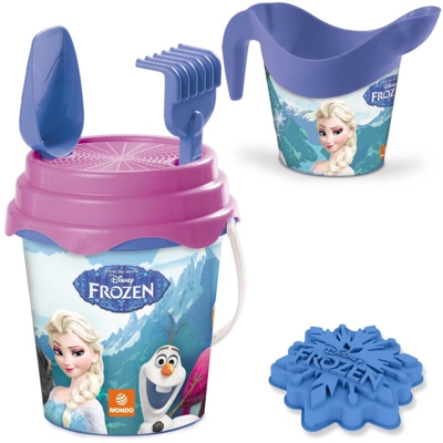 Giochi Da Spiaggia Frozen Set Sabbia Mare Secchiello E Accessori