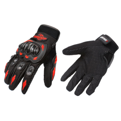 Men¡¯s Motorcycle Gloves Touching Screen Full Finger Motorbike Racing Motor Cycling Motocross Mountain Breathable M-XL,M|Red precio