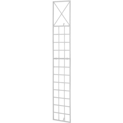 Graticcio per Piante Rampicanti TRIGO in Ferro Bianco