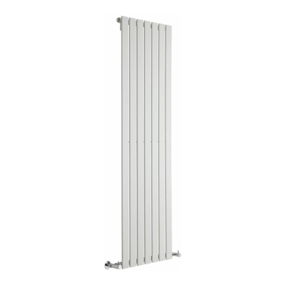 Hudson Reed Delta Radiatore Termoarredo di Design Verticale Moderno - Termosifone con Finitura Bianca - Pannelli Piatti - 1600 x 490mm - 1026 Watt