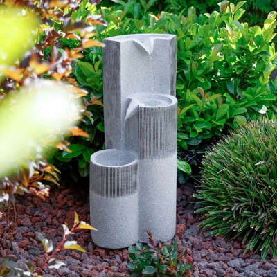 Fontana da giardino, fontana a cascata, fontana decorativa, fontana da interni 230V 101454