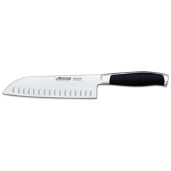 Serie Kyoto - Coltello Santoku Coltello Giapponese - Acciaio Inossidabile Forgiato Nitrum 185 Mm - Manico Polioxymetilene (pom) Colore Nero características