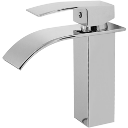 Rubinetto per bagno a cascata Miscelatore per lavabo per lavabo e lavabo in ottone cromato características