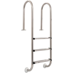 YOUTHUP Scaletta per Piscina 3 Gradini in Acciaio Inossidabile 120 cm - Argento precio
