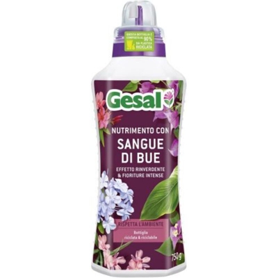 CONCIME LIQUIDO SANGUE DI BUE PER ORTAGGI LT 1 (16352) - Gesal