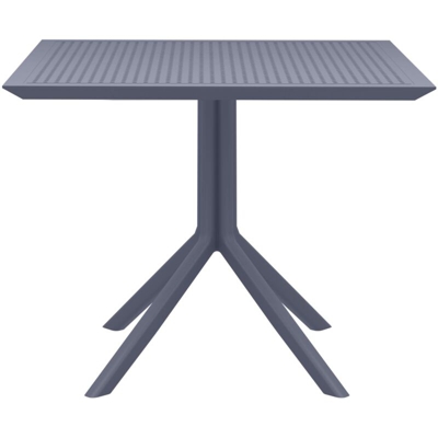 Tavolo outdoor SKY in polipropilene Grigio scuro
