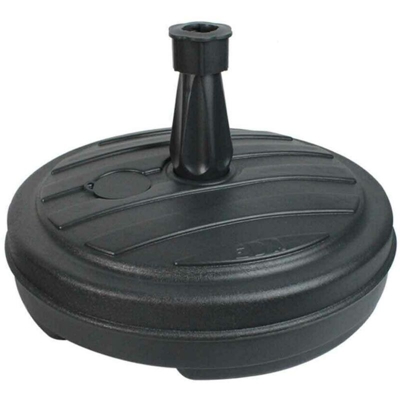Lgvshopping - Base Per Ombrellone 45xh13cm Rotonda da Giardino in Plastica Riempibile 13Lt