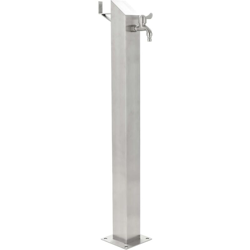 YOUTHUP Fontanella a Colonna in Acciaio Inossidabile Quadrata 95 cm - Argento características