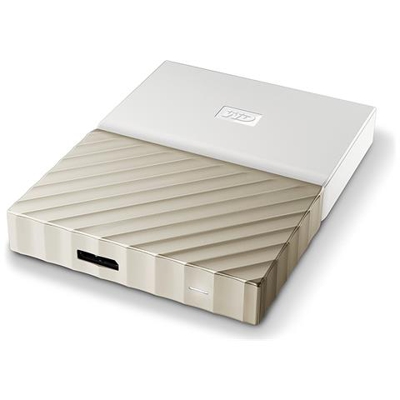 Hard Disk Portatile My Passport Ultra 2 TB Interfaccia USB 3.0 Colore Bianco / Oro