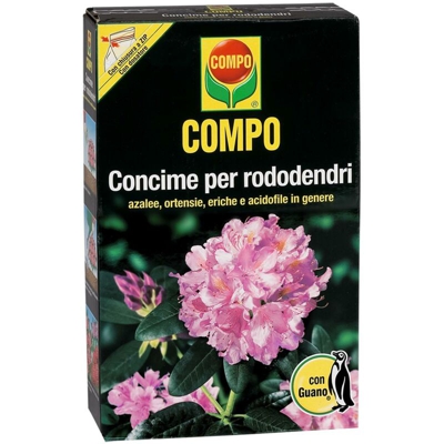 Concime per piante acidofile a lenta cessione con guano per azalee e rododendri 1 kg