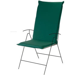 CUSCINO PER SEDIA SDRAIO ALTO ECRU' 115X48X6 GIARDINO MADE IN ITALY - Fabotex en oferta