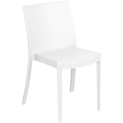Set di 2 Sedie Impilabili In plastica taupe polipropilene Per Giardino Portico Terrazzo, Per Locali, Bar, Ristoranti, Agriturismo, Pasticcerie en oferta