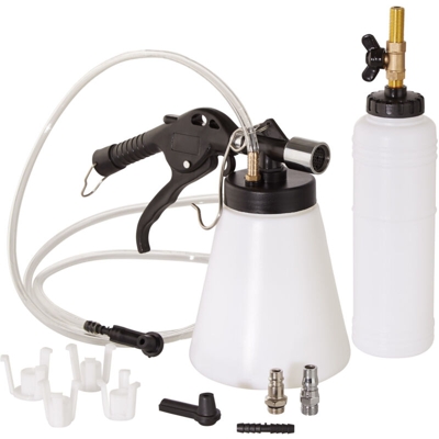 Tectake - spurgafreni per autoveicoli - spurgo freni, spurgo freni auto - bianco
