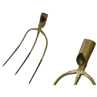 EAC - Forche A 3 Denti In Acciaio Forgiato 600Gr. 30Cm. Senza Manico -93000