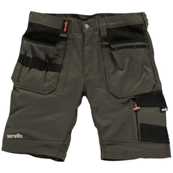 Scruffs Bermuda da lavoro grigio ardesia 32' di vita características