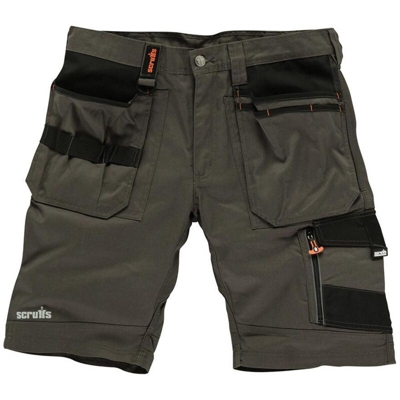 Scruffs Bermuda da lavoro grigio ardesia 32' di vita