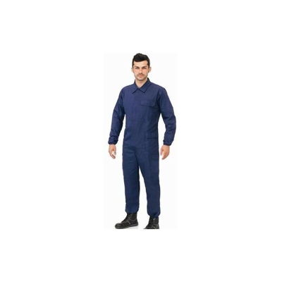 Cotone Ignifugo Blu Marino Con Zip Diver Ia20-60