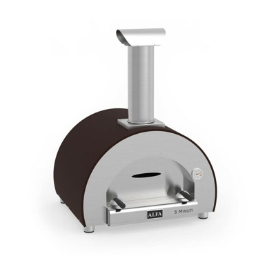 Forno a Legna 5 MINUTI TOP in Acciaio Inox Rame - ALFA