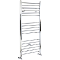 Hudson Reed Kent Scaldasalviette Piatto di Design Verticale - Termoarredo Bagno ad Acqua Calda - Acciaio Cromato - 452W - 1200 x 600mm características