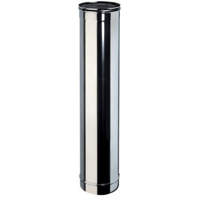 An Camini - Tubo monoparete in acciaio inox Aisi 316 da 1 mt > 80 mm