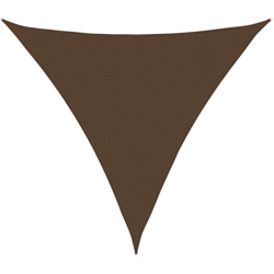vidaXL Vela Parasole 160 g/m² Marrone 5x5x5 m in HDPE - Marrone precio