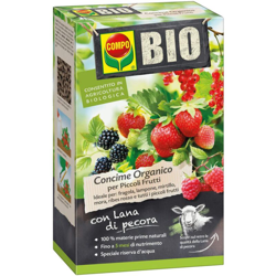 BIO Concime con Lana di Pecora per Piccoli Frutti 750 gr - Compo en oferta