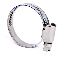 Fascette stringitubo con vite senza fine W2 inox Larghezza di banda 9mm Range di serraggio 70-90mm características