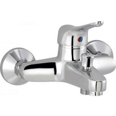 Aqua + 5215CECR - Miscelatore vasca / doccia nuda parete - serie NEPTUNE - Chrome