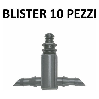 Gardena Gocciolatore In Linea 4 Lt/H Per Tubo Da 3/16" Per Microirrigazione Blister 10 Pezzi