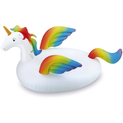 Salvagente gonfiabile Unicorno Unicorn Ride-on - 157 x 112 x 80 cm