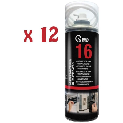 12 Bombolette Spray 16 Igienizzante Climatizzatori Condizionatori 400Ml - Vmd