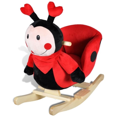 vidaXL Dondolo a Coccinella - Multicolore