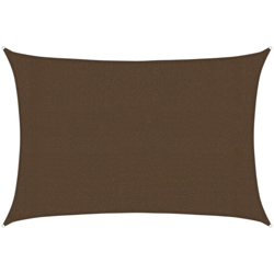 vidaXL Vela Parasole 160 g/m² Marrone 3x4,5 m in HDPE - Marrone características