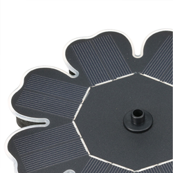 Asupermall - Anself energia solare kit pompa del pannello Fontana 8V 1.6W acqua solare galleggiante Fontana Brushless Acqua per Bird Bath Pond Garden características