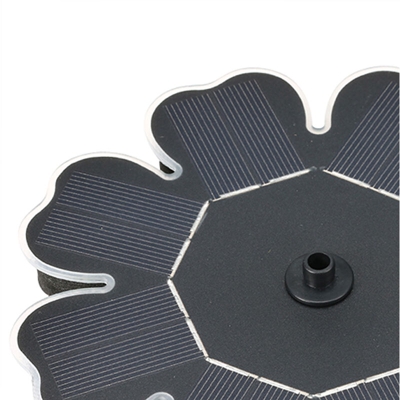 Asupermall - Anself energia solare kit pompa del pannello Fontana 8V 1.6W acqua solare galleggiante Fontana Brushless Acqua per Bird Bath Pond Garden
