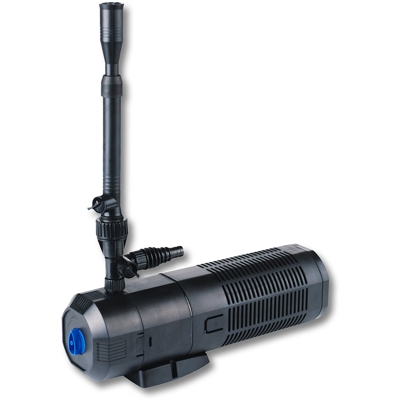 Depuratore UVC 9W CUP-359 e pompa per fontana con 4 zampilli 2.000 l/h 45W - Sunsun