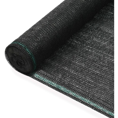 Recinzione per Campo da Tennis in HDPE 1x25 m Nera - Nero - Youthup