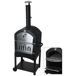Barbecue in carbonio con forno in pietra EDM 73827 características