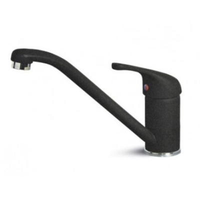 Rubinetto Miscelatore Cucina Minerva Granitek Nero Pietra MGKMIN54 - Elleci