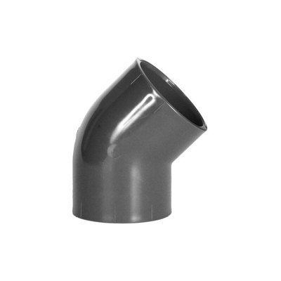 Gomito 45° ø 50 mm di pressione da incollare.