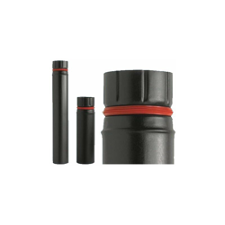 Tubo Ecopellet Nero Opaco 8X25Cm en oferta